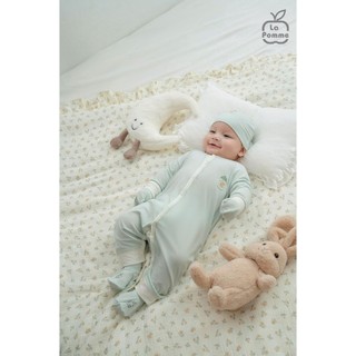 La pomme SS26.T3.2 BST sơ sinh La Pomme bé cún lông mềm - Xanh nhạt