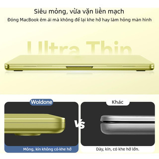 op macbook air m5 NEO Pro M5 lưng siêu mỏng mờ / pha lê cho Ốp M4 M3 M2 M1  13 / 14 / 15 / 16 inch 2010-2025 Phụ kiện bảo vệ máy tính xách tay