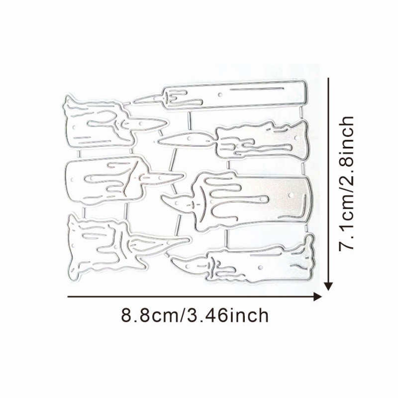 Chúc Hoa Văn Nến Kim Loại Thép Carbon Cắt Khuôn Thêu Sò Dập Nổi Khắc Bản Mẫu DIY Album Ảnh Thiệp Chúc Mừng Cắt Chết Giấy Thủ Công Dụng Cụ