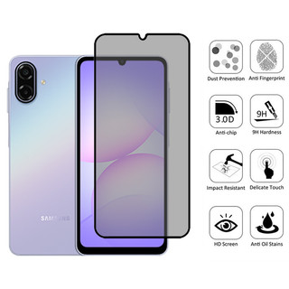 Kính cường lực 2 trong 1 Samsung A07 5G Bảo vệ màn hình chống nhìn trộm cho Samsung Galaxy A55 A35 A17 A16 A06 A56 A36 4G 5G 9D Phim bảo vệ kính có ống kính máy ảnh