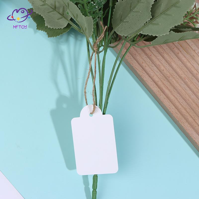 Thẻ treo giấy Kraft HFTOY có dây – Thẻ quà tặng được làm thủ công bằng tình yêu, Nhãn may mặc, Thẻ treo màn hình bánh quy kẹo ~