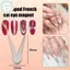 PUSKY Hai Đầu Pháp Móng Tay Nghệ Thuật Nam Châm Bộ Mắt Mèo bination Móng Tay Nghệ Thuật DIY Hiệu Ứng Hình Chữ V Gel Sơn Móng Tay Nam Châm VN