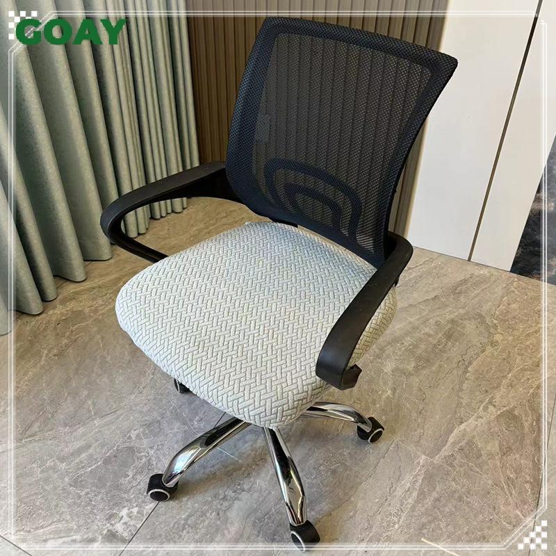 GOAY 1 Miếng Nhung Ghế Văn Phòng Coverputer Xoay Ghế Co Giãn Hiện Đại Trượt Có Thể Giặt Được Slipcovers Có Thể Tháo Rời Bụi VN