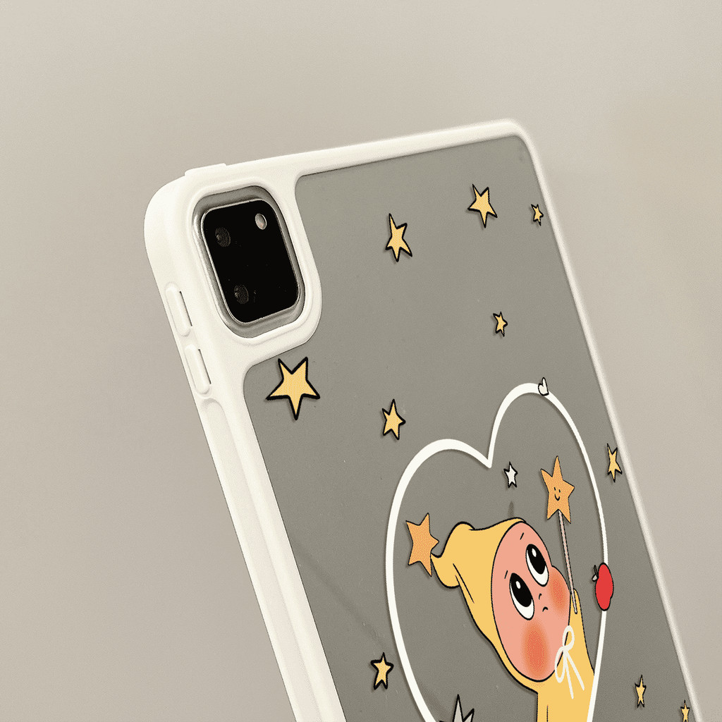 Ốp Lưng Acrylic Cứng Đáng Yêu Twinkle Dành Cho Mini6 Mini7 A17Pro IPad 5 6 7 8 9 10 11 12 A19 A16 Air 2 3 4 5 6 Air 11 M2 M3 M4 2026 Pro10.5 Pro11 M4 M5 Pro13 2024 2025