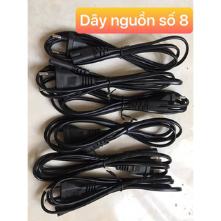 Dây Nguồn Số 8 Dài 1mét loại tốt，Dây nguồn cắm C7 chuẩn Âu đuôi số 8，Phù hợp với máy ảnh kỹ thuật số, máy in