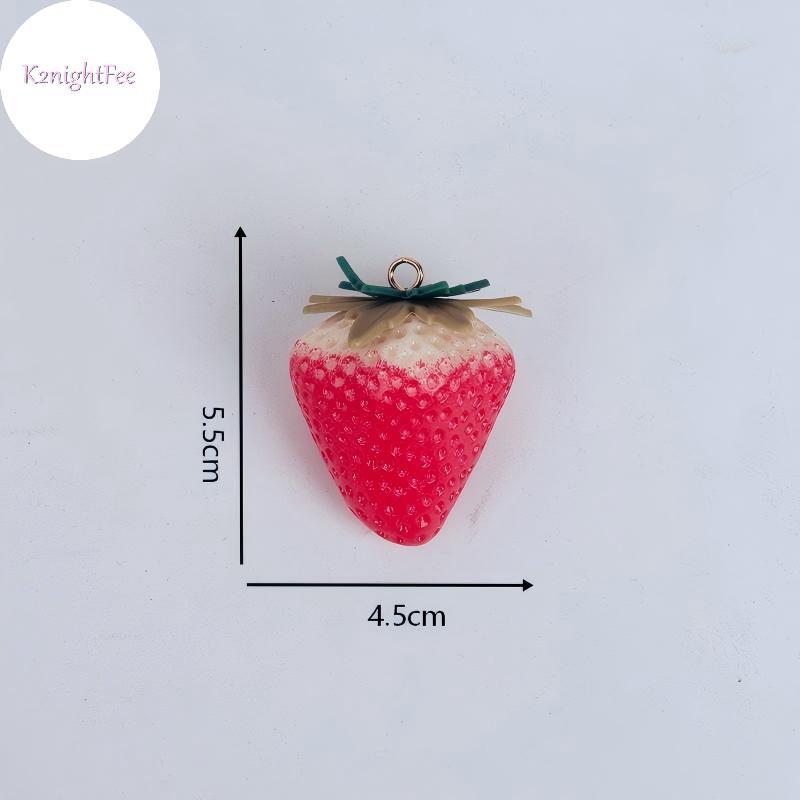K2nightFee Dâu Móc Khóa Trái Cây Cho Bé Gái Vòng Chìa Khóa Ô Tô Thực Tế Đa Năng Túi Mặt Dây Chuyền Quà Tặng Nhỏ Để Sử Dụng Hàng Ngày VN