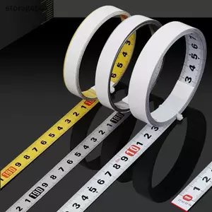 Thước băng tự dính Thước dây thép Thước dây mét Chiều dài 1M / 2M cho bộ định tuyến T-tra Máy cưa bàn Dụng cụ đo hộ gia đình Đẹp