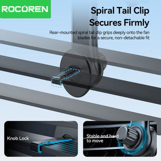 Giá đỡ điện thoại ô tô Rocoren Gravity 360°Giá đỡ điện thoại xoay cho iPhone 17 16 Giá đỡ điện thoại thông hơi đa năng