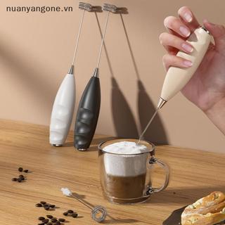 Nuanyangone.vn Máy trộn tạo bọt sữa điện không dây Máy tạo bọt cầm tay chạy bằng pin Kem cà phê Súp Bơ đậu phộng Trứng Đánh trứng Phụ kiện làm bánh mới