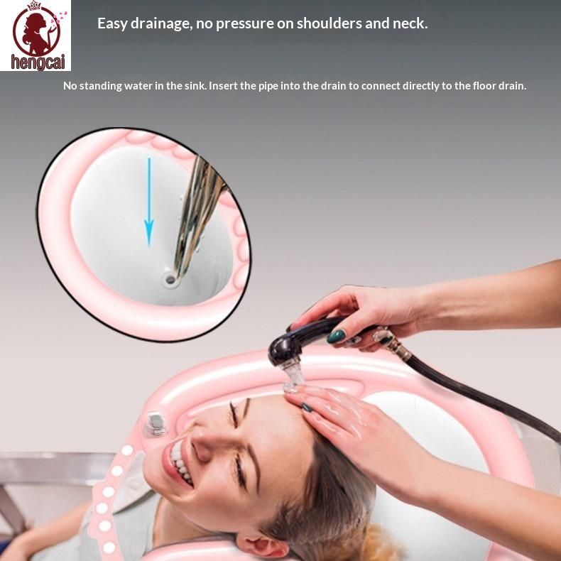 Chậu dầu gội di động - Thích hợp cho mẹ bầu và người già rửa tóc dễ dàng