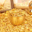 Mới 20 / 50 / 100 Chiếc Bóng Chắc Chắn Yuanbao Cornucopia Trang Trí Kim Loại Để Bàn Thủ Công