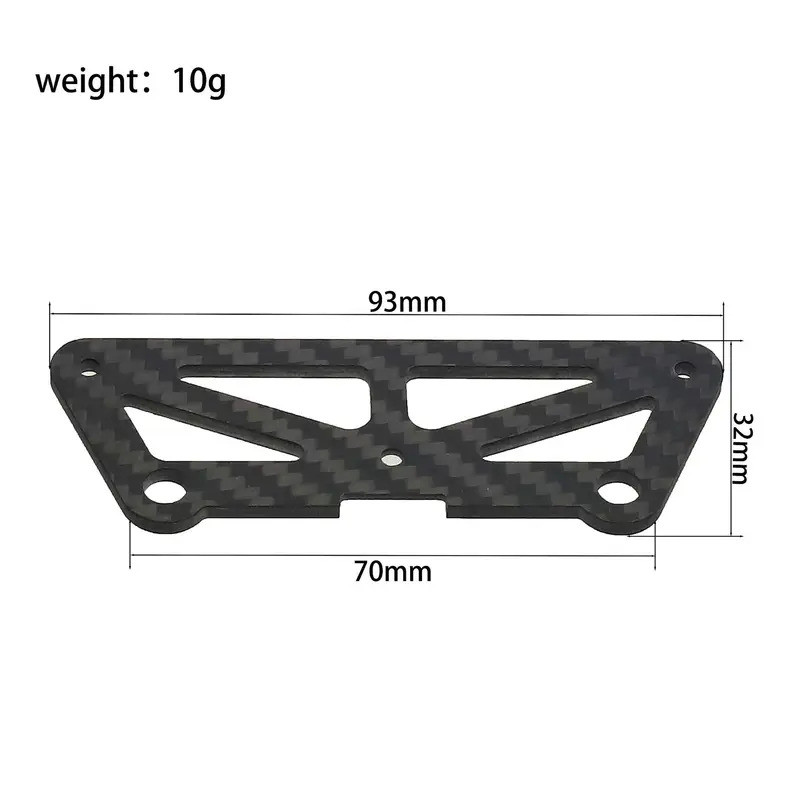 MJX Hyper Go 10303 10304 Tấm Hỗ Trợ Ốp Lưng Sợi Carbon 1 / 10 RC Xe Nâng Cấp Phần Phụ Kiện
