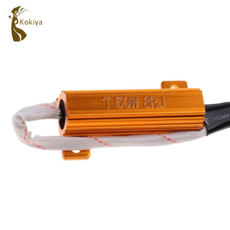 H4 LED DRL Đèn Sương Mù 50W 8Ohm Tải Điện Trở Lỗi Giải Mã Miễn Phí Canceller