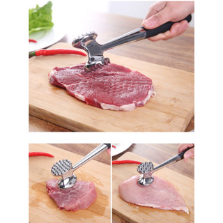 Dụng Cụ Bầm Đập Thịt Inox Bền Đẹp, Chống Gỉ, Làm Mềm Thịt Hiệu Quả Nhanh Chóng