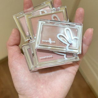 HYNTOOR Đĩa Blush Làm sáng Độ bão hòa nâng cao Co Giãn Màu sắc Mở rộng Khí quyển hàng ngày Di động Đĩa má hồng đơn sắc Trang điểm mặt