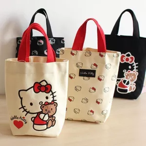 Cầm Tay Mẹ Vải Xô Túi Đựng Đồ Ăn Trưa Hình Xô Túi Xách Di Động Dễ Thương Cho Đi Chơi