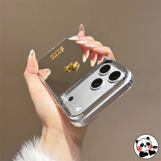 Ốp Điện Thoại Gương Ngựa Vàng Năm Mới Cho Huawei Pura 80 70 Pro Plus Ultra P60 P50 P40 Lite P30 Mate 70 60 50 40 30 Pro Plus 50E 40E 30E Pro Vỏ Mềm Sang Trọng