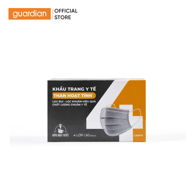Khẩu Trang Bông Bạch Tuyết 4 Lớp 50 Cái | Guardian Việt Nam