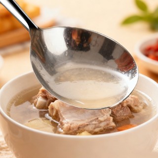1 / 2 / 3 / 5 Chiếc Thìa Phục Vụ Bằng Thép Không Gỉ / Muỗng Thực Phẩm Ăn Súp Thìa Cơm