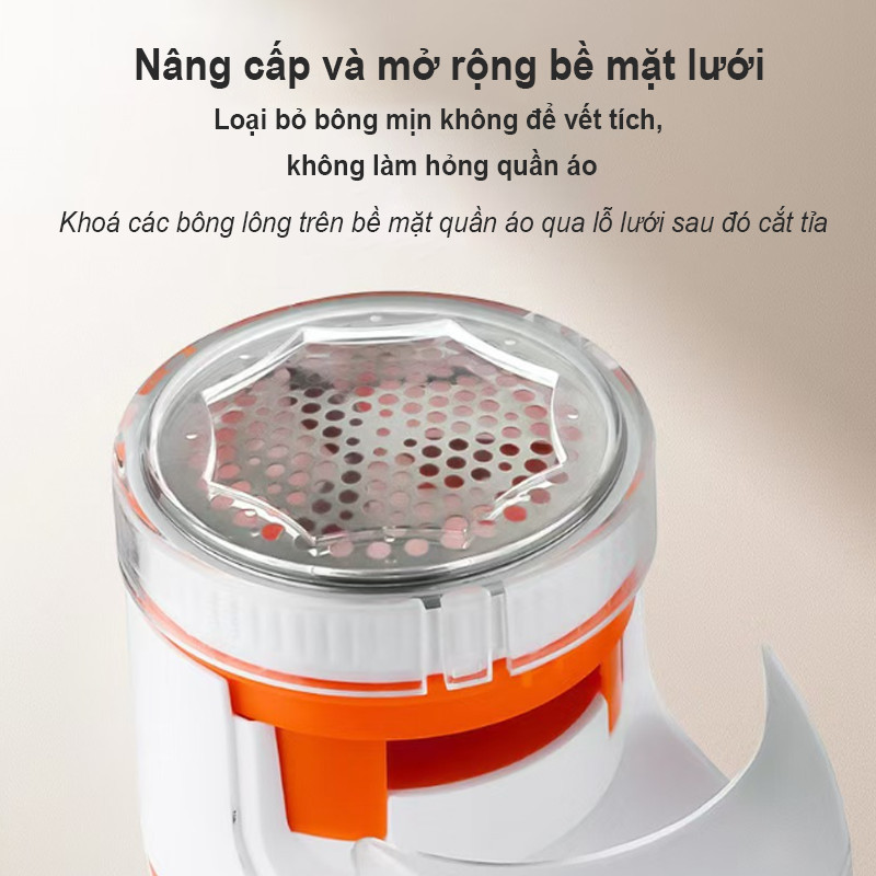 Máy Cắt Lông Xù Quần Áo Mini Cầm Tay - Siêu Bén & Bền, Cắt Xơ Vải Hiệu Quả, Tiện Dụng Cho Mọi Gia Đình