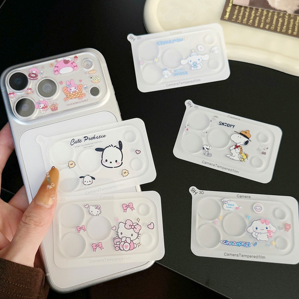 2 Gói Điện Thoại Camera Trang Trí Phim Cho iPhone 17 18 Pro Max Hoạt Hình Đáng Yêu Twinkle Hello Kitty Crayon Shin-chan CNY Phong Phú Điện Thoại Di Động Trong Suốt Mặt Sau Miếng D… – ảnh mô tả chi tiết 17