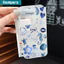 Ốp điện thoại Ibumpers Phong cách ven biển sang trọng Họa tiết biển màu xanh trong suốt Vỏ chống sốc cao cấp mềm mại cho iPhone 11 12 13 14 15 16 17 Pro Max IP 7 8 Plus X XS XR