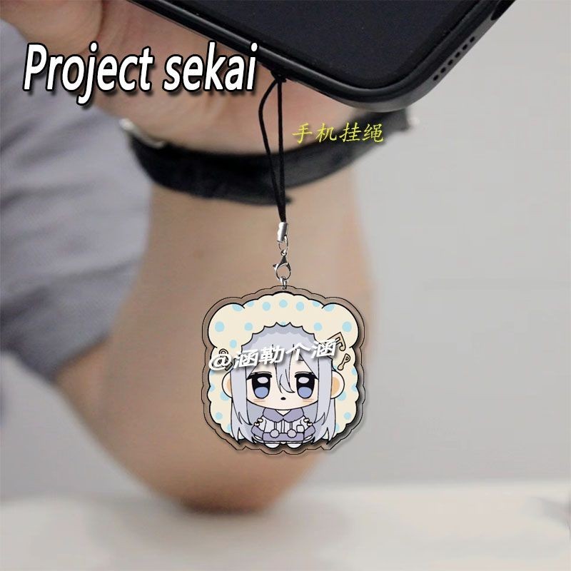 Project Sekai for Mobile Phone Strap Anime Asahina Mafuyu Yoisaki Kanade Lanyard for IPhone Kawaii Mobile Phone