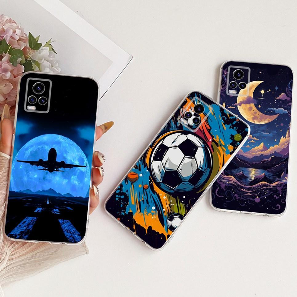 Dành Cho Vivo V20 SE V2022 V2023 V2024 Vivo Y70 Ốp Lưng Điện Thoại Rồng Trung Quốc Mèo Dễ Thương Họa Tiết Hoạt Hình Vỏ Mềm Trong Suốt Silicon