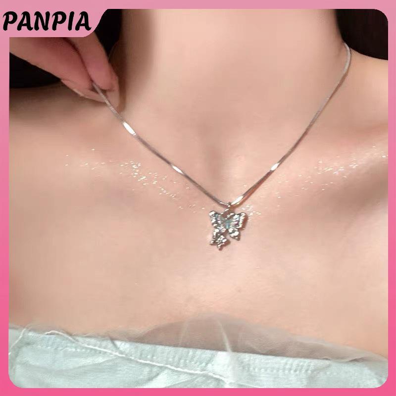 PNPIA- Tinh Tế Sáng Bóng Xương Đòn Dây Chuyền Thanh Lịch Nelace Thời Trang Đơn Giản Nelace Phụ Kiện Trang Sức Quà Tặng