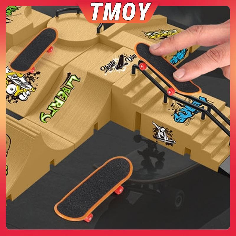 TMOY - Bộ Mini Ván Trượt Ngón Tay Cho Trẻ Em, Đồ Chơi Thể Thao và Quà Tặng Độc Đáo
