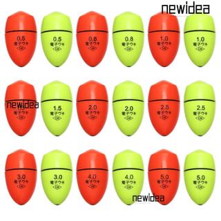 NEWIDEA Dạ Quang Phao Dụng Cụ Câu Cá Đêm Tươi Sáng Phao Câu Cá