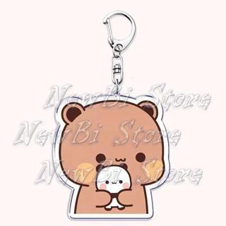 Super Cute Bubu Dudu Keychains Baby Yier Bear Panda Keyring for Accessories Bag Key Chain Jewelry Fans Couple Love Fans