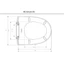 Bệ ngồi bồn cầu Kohler K-8827T-0/K-8020T-0 phong cách Mỹ và Châu Âu