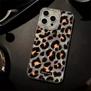 Leopard sọc Rhapsody lông cho 17 16 15 trường hợp điện thoại 14 13 12 11promax mềm 78p