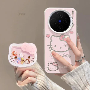 Ốp Lưng TPU Cho Vivo X300 / vivo x300 pro doodle Hoạt Hình Mèo Có Chân Đế Chống Sốc Vỏ Điện Thoại