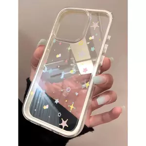 Graffiti đầy màu sắc sao 3 trong 1 cho 17 16ProMax trường hợp điện thoại 15pro 14plus