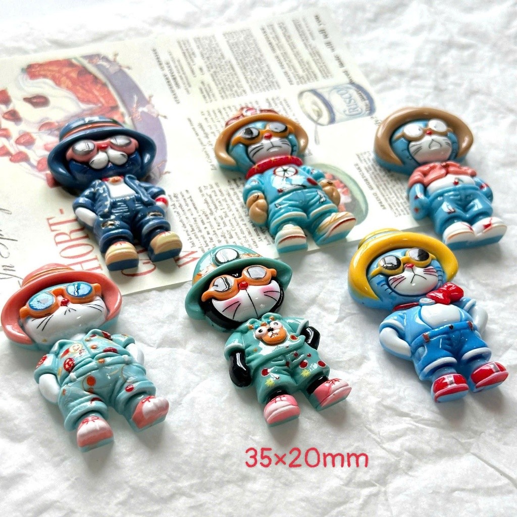 Set charm Doraemon: Biệt đồi mèo ngầu- StreetStyle cực chất
