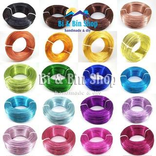 Cuộn Dây Nhôm Màu 1mm Làm Bonsai Handmade, Làm Đồ Thủ Công Mỹ Nghệ