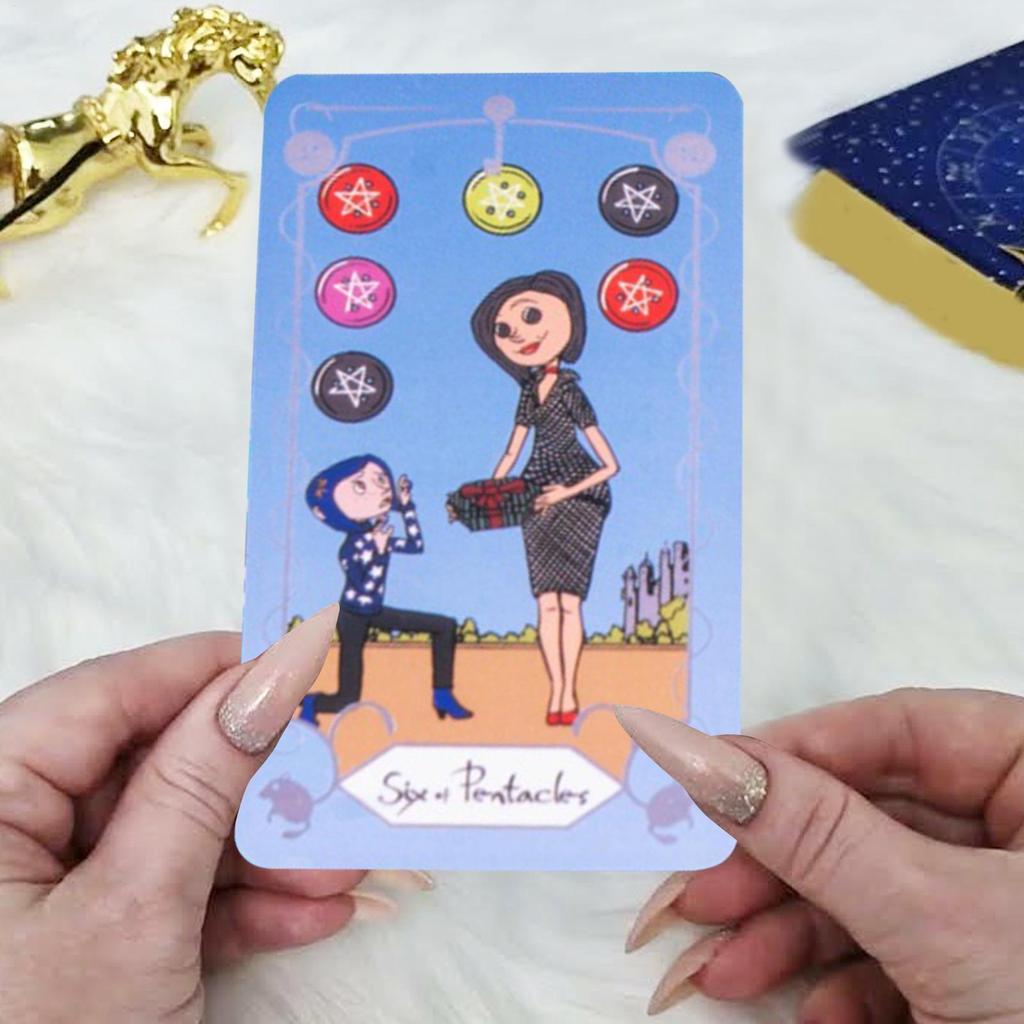 Tarot KHÁC 78 Lá Bài Tarot Dựa Trên Hệ Thống Rider Chìa Khóa Mở Cửa Đến Thế Giới Coraline saixit2vn