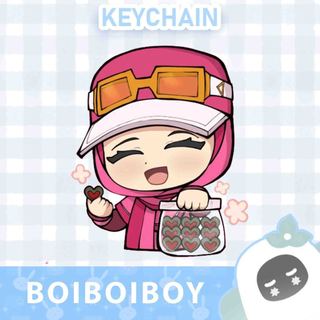 Móc chìa khóa ganci/BoBoiBoy Art by pochi Acrylic