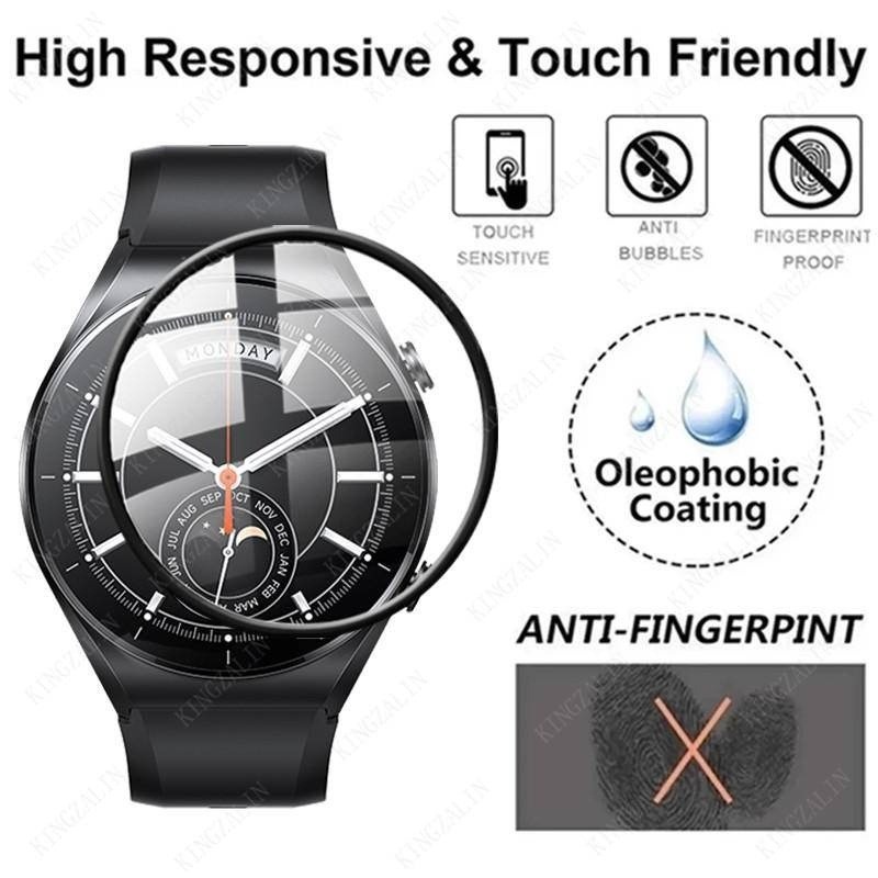 Phim Bảo Vệ Cho Garmin Forerunner 158 165 245 245M 255 255M 255S 265 265 265S 45S 945 955 965 Mặt Trời Cong Composite viền đen Bảo Vệ Màn Hình Chống Trầy Xước Phim Bảo Vệ
