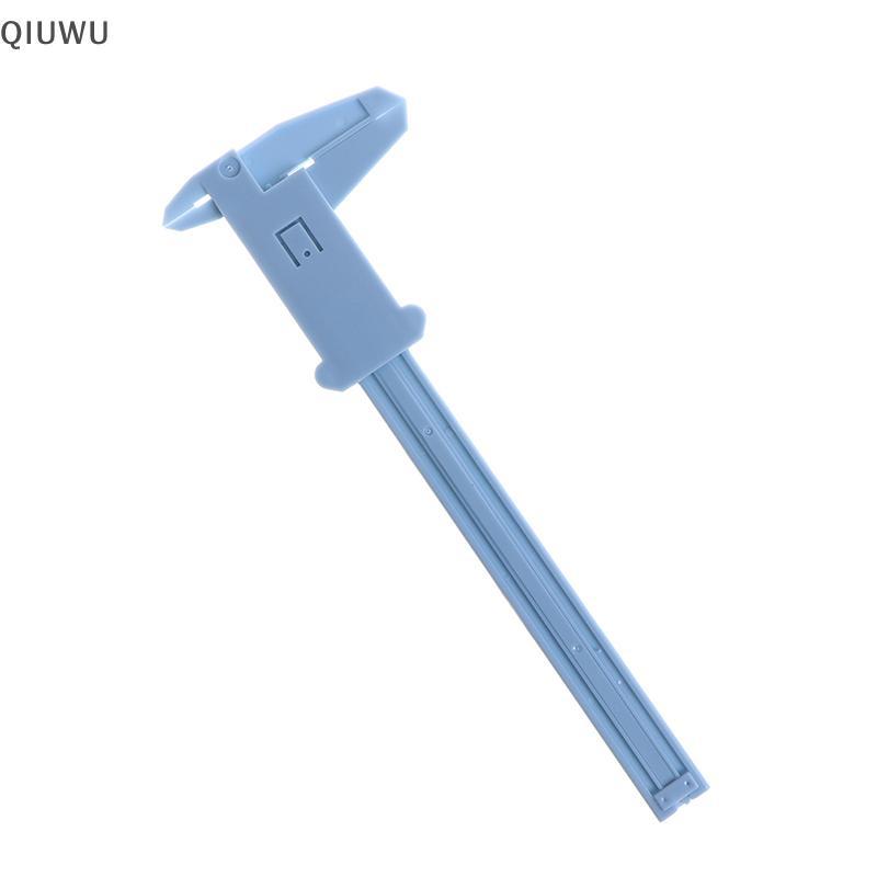 QIUWU 0-150mm quy tắc đôi cân bằng nhựa Vernier thước đo thước đo dụng cụ học sinh.
