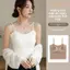 Phụ nữ không dấu vết trở lại dây đeo một mảnh Cup cố định dây đeo tốt Vest thu thập đồ lót vô hình bên ngoài mặ