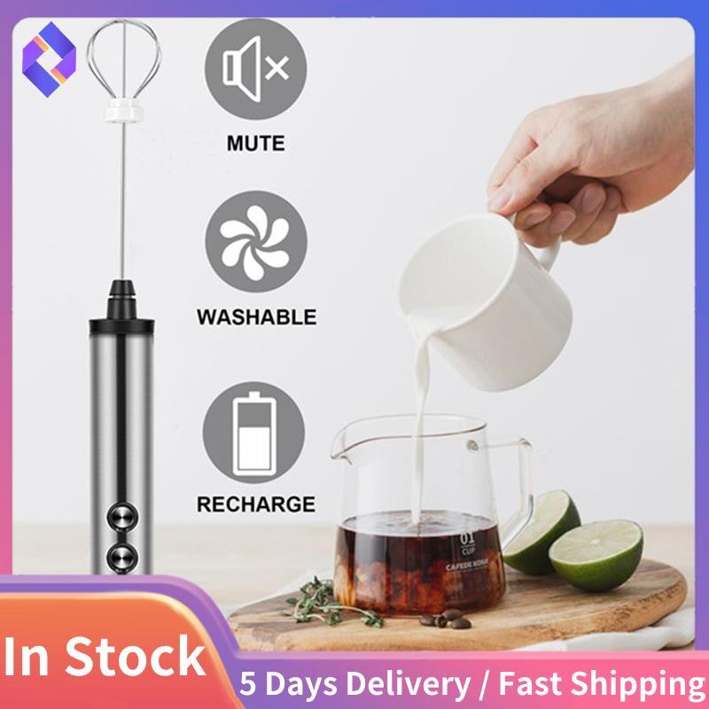 Máy trộn cầm tay Mini Máy đánh trứng bằng thép không gỉ có thể tháo rời 3 trong một Máy tạo bọt sữa cầm tay 3 tốc độ có thể điều chỉnh