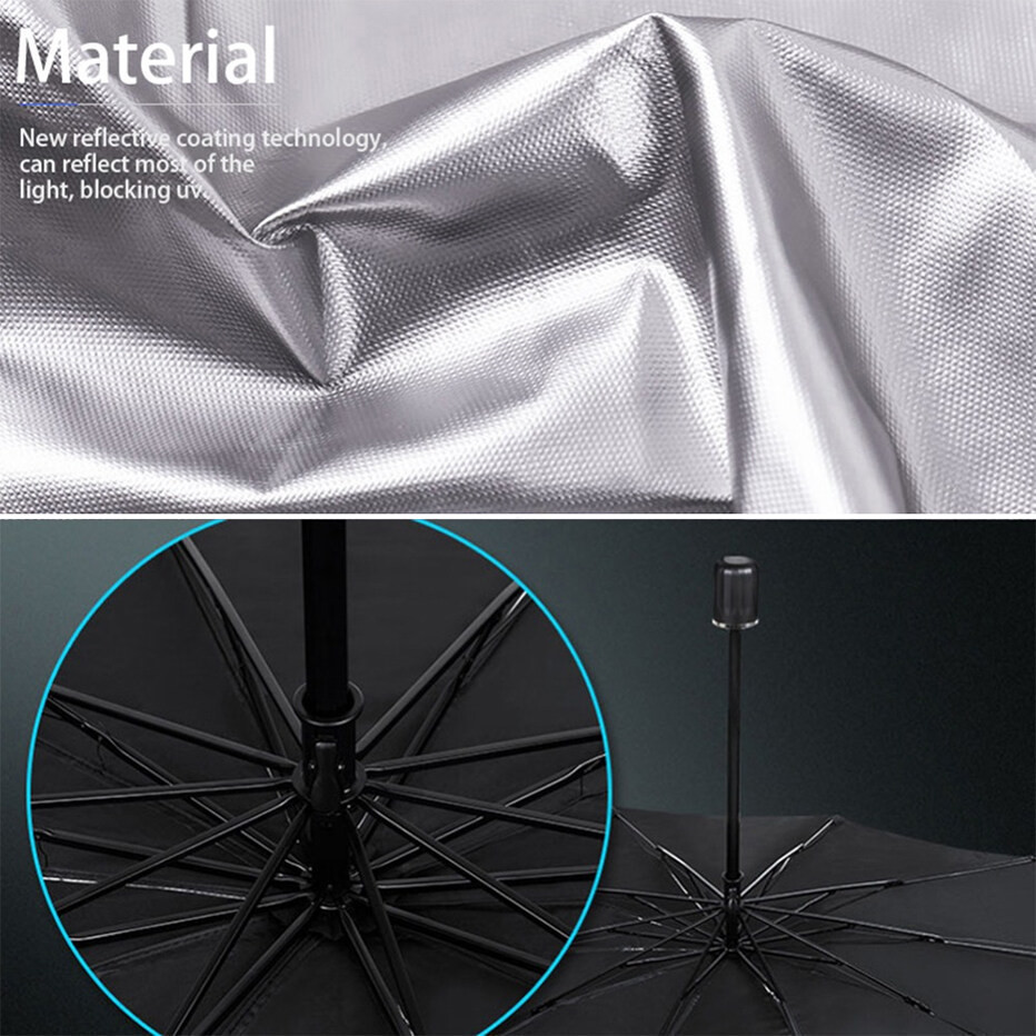 Ô Tô Có Thể Gập Lại Ô Dù Kính Chắn Gió Khối Nhiệt UV Sun Shade Umbrella Cho Xe Mazda 3 6 GH Atenza CX5 2 Demio CX3 CX30 MX5 CX7 8 323 CX9 CX8 CX4 RX8 RX7 626