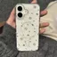 Điểm nghiền mực trắng cho trường hợp iPhone 17promax iPhone 16 dễ thương 15pro trong suốt 14 ý tưởng