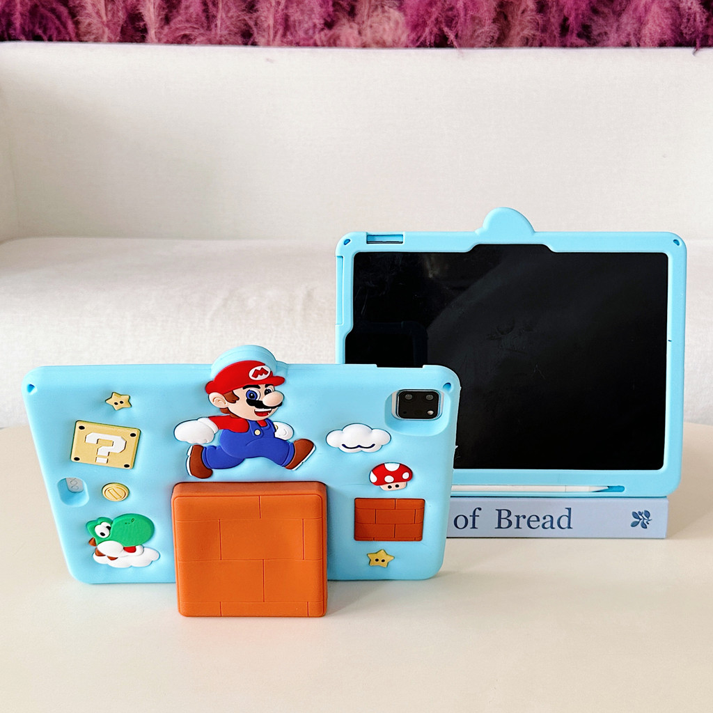 Ốp Lưng Tương Thích Cho Redmi Pad 2 11inch 2025 4G Wifi Redmi Pad 2 4G 5G Hoạt Hình Dễ Thương 3D Với Khe Cắm Bút Vô Hình Dây Đứng Vỏ Máy Tính Bảng