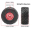 4 57mm 1.0 "Kim Loại Beadlock Bánh Xe Lốp Bộ Cho 1 / 18 RC Xe Bánh Xích TRX4M SCX24 Nâng Cấp Phần Phụ Kiện
