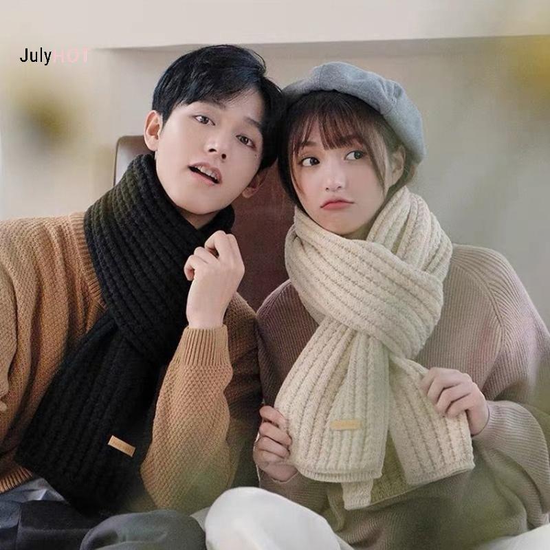 Khăn quàng cổ dệt kim phong cách Hàn Quốc, phù hợp nam giới và unisex,ấm áp mùa thu đông - quà tặng lý tưởng