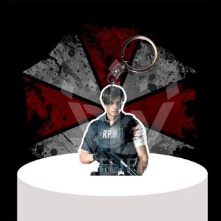 Gantungan Kunci / Gantungan HP Resident Evil - Leon S Kennedy - Ganci Akrilik - Keychain - Leon 1, Gantungan Kunci